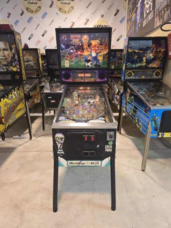 WORLD CUP 94 BALLY WILLIAMS PINBALL FLIPPER (T2205)