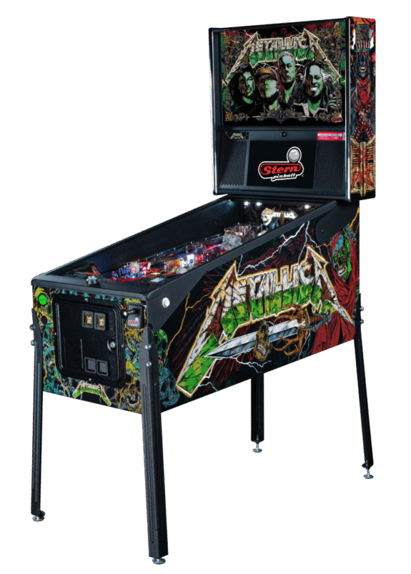 METALLICA REMASTERED PREMIUM NIB STERN PINBALL FLIPPER (P2280)