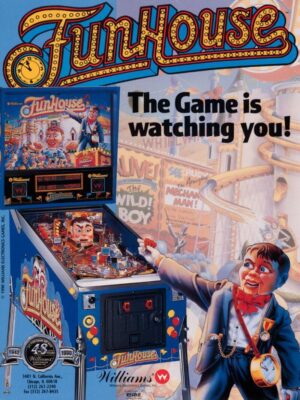 funhouse-07031-01-800x1067-1.jpg FUNHOUSE BALLY WILLIAMS PINBALL FLIPPER (D0052)